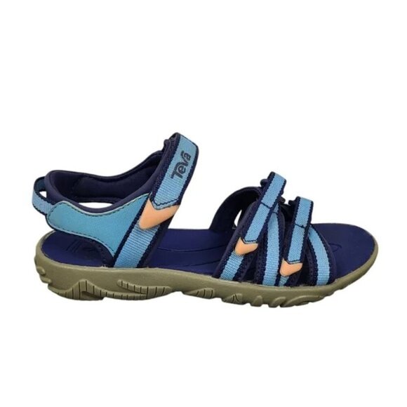Teva Kids Unisex Alaskan Blue Tirra Youth Sandals Size 13 Little Kids - Picture 1 of 15